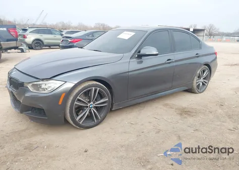 2015 BMW 335I из США, поврежденный, VIN WBA3A9G55FNT09634